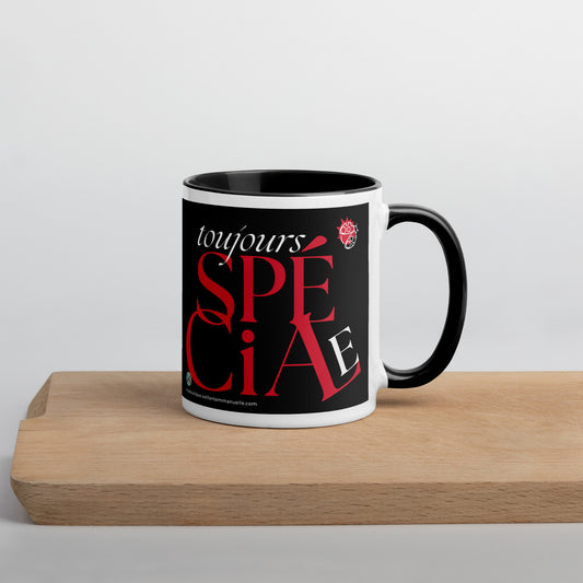 Mug céramique Noir "Jamais Normale..."