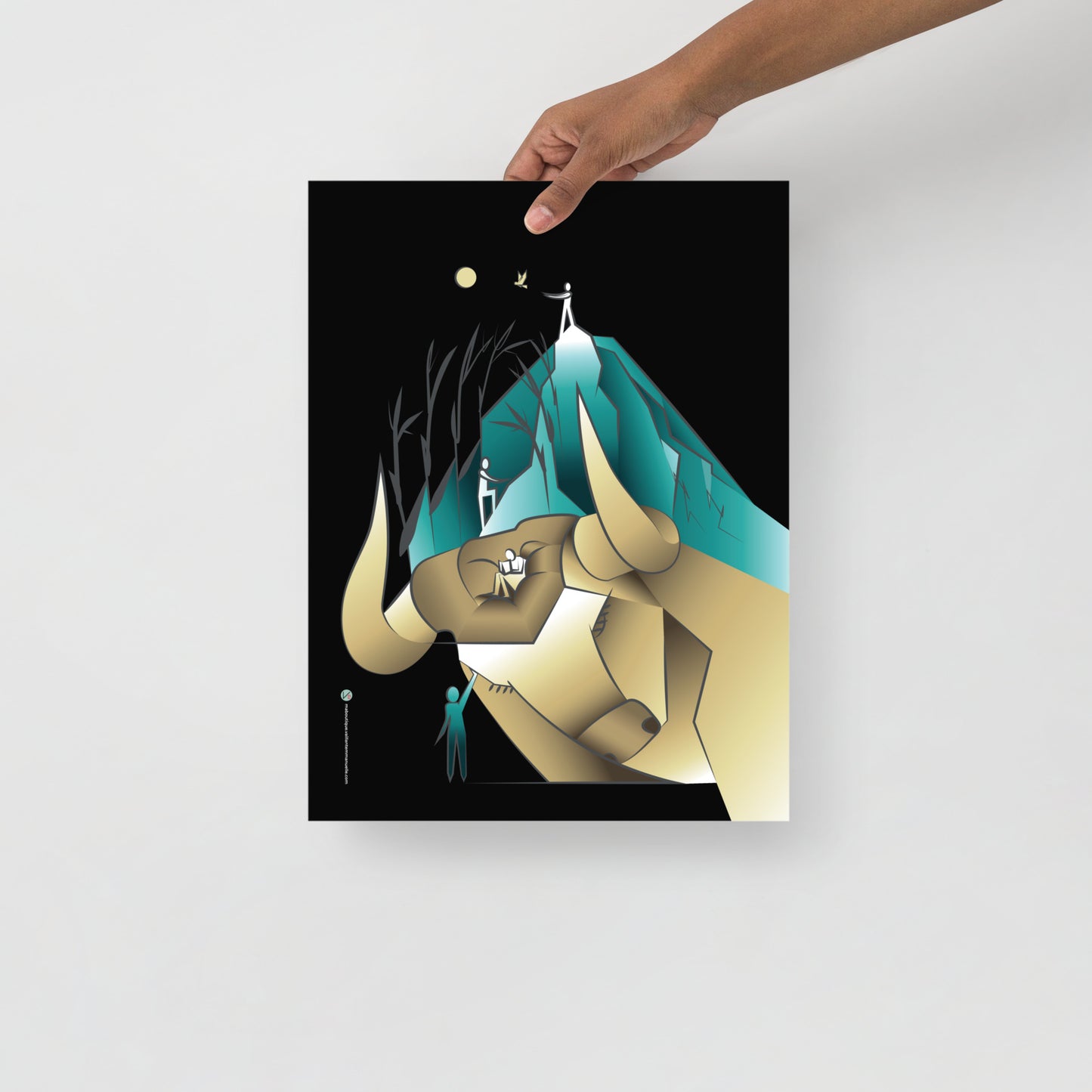 Affiche Signe Astrologique Taureau