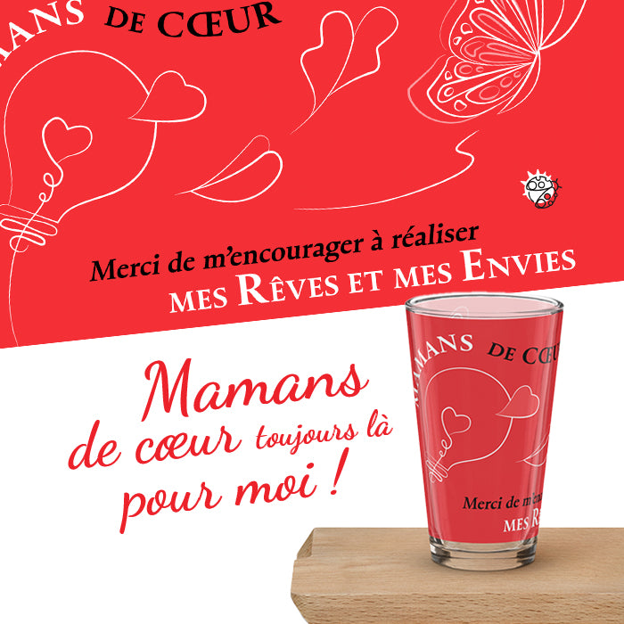 Verre "Maman de cœur"