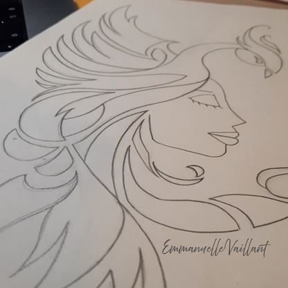 Affiche Signe Astrologique Scorpion Gris