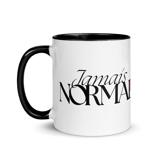 Mug-Jamais Normale-blanc-G