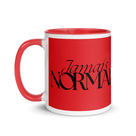 Mug-Jamais Normale-rouge-G