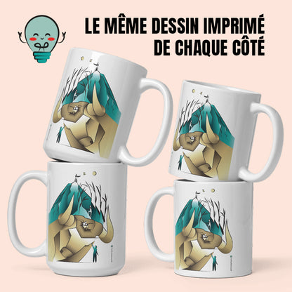 Signe du Taureau Mug Blanc