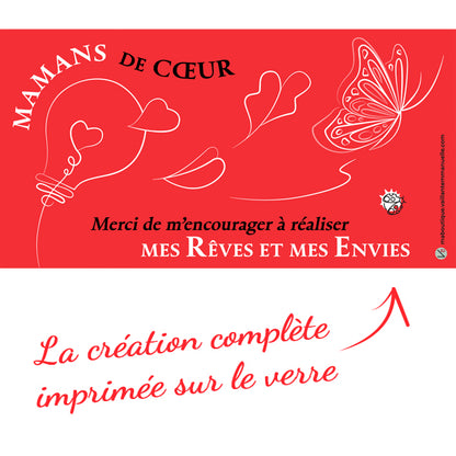 Verre "Maman de cœur"