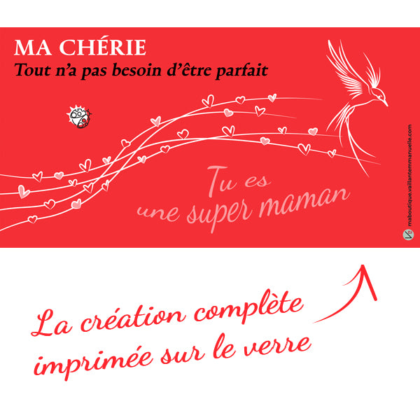 Verre "Une super maman"