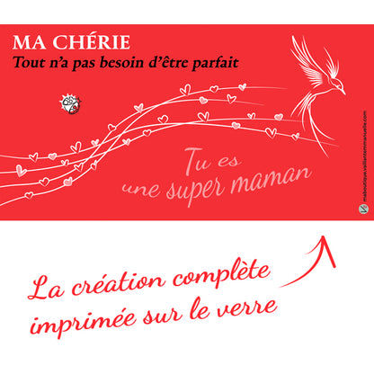 Verre "Une super maman"