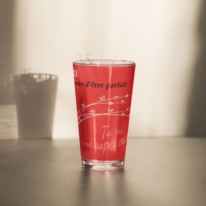 Verre "Une super maman"